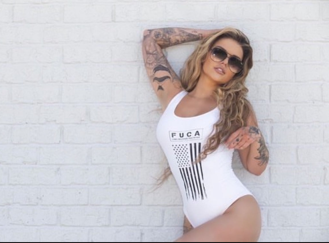 FUCA Flag One-Piece Swimsuit