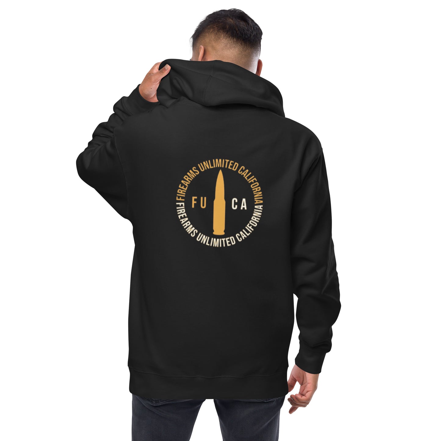 FUCA Bullet Unisex fleece zip up hoodie