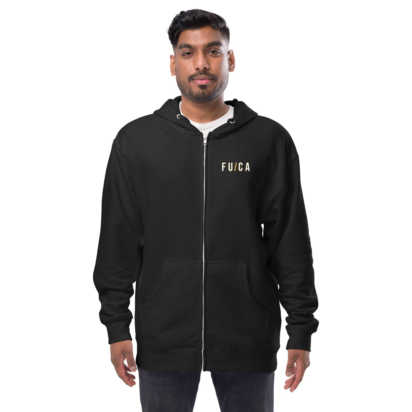 FUCA Bullet Unisex fleece zip up hoodie