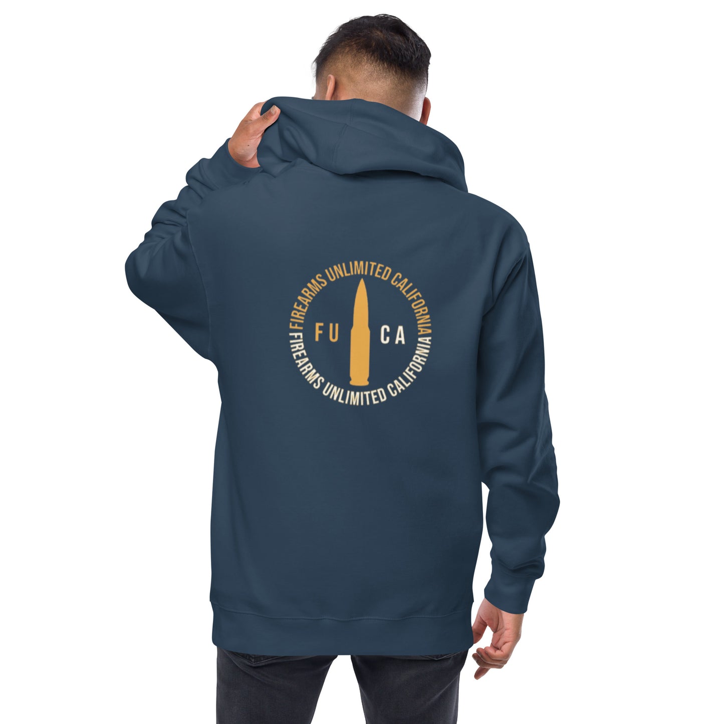 FUCA Bullet Unisex fleece zip up hoodie