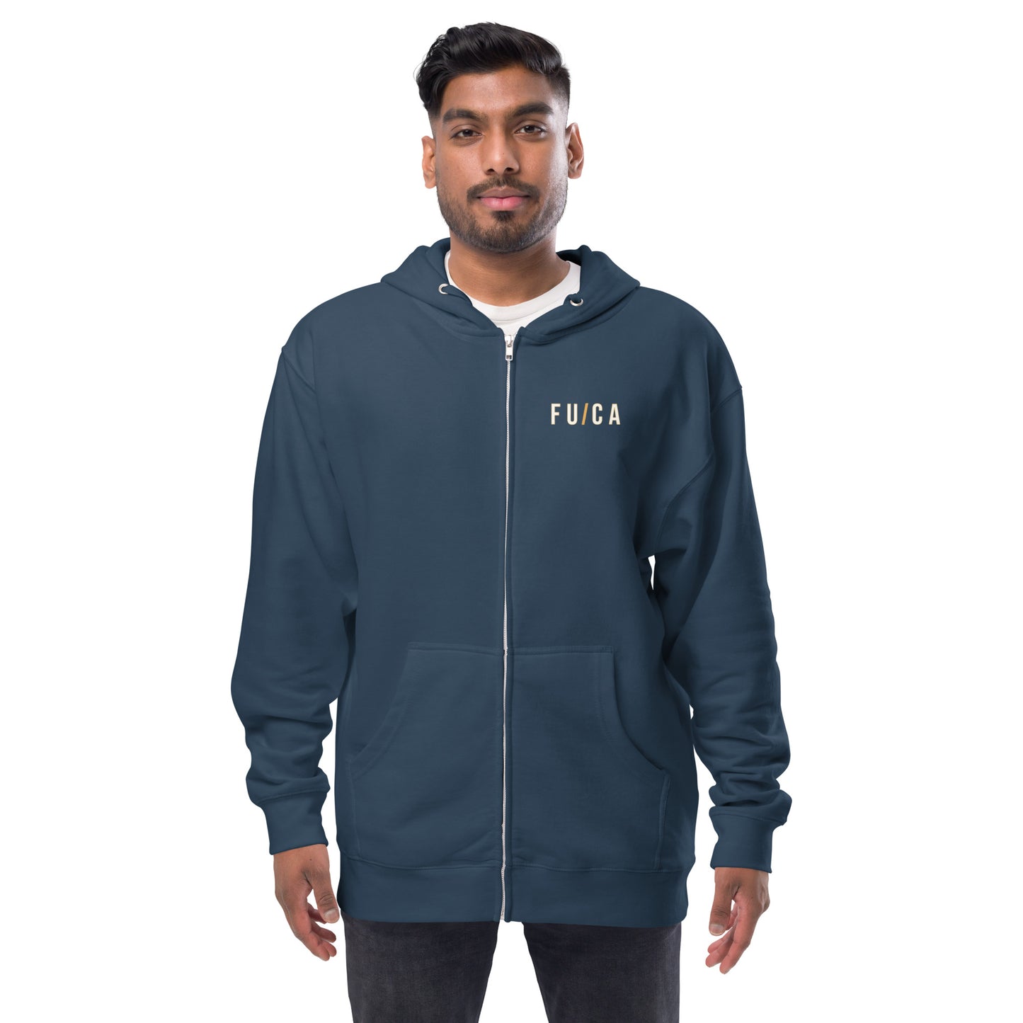 FUCA Bullet Unisex fleece zip up hoodie