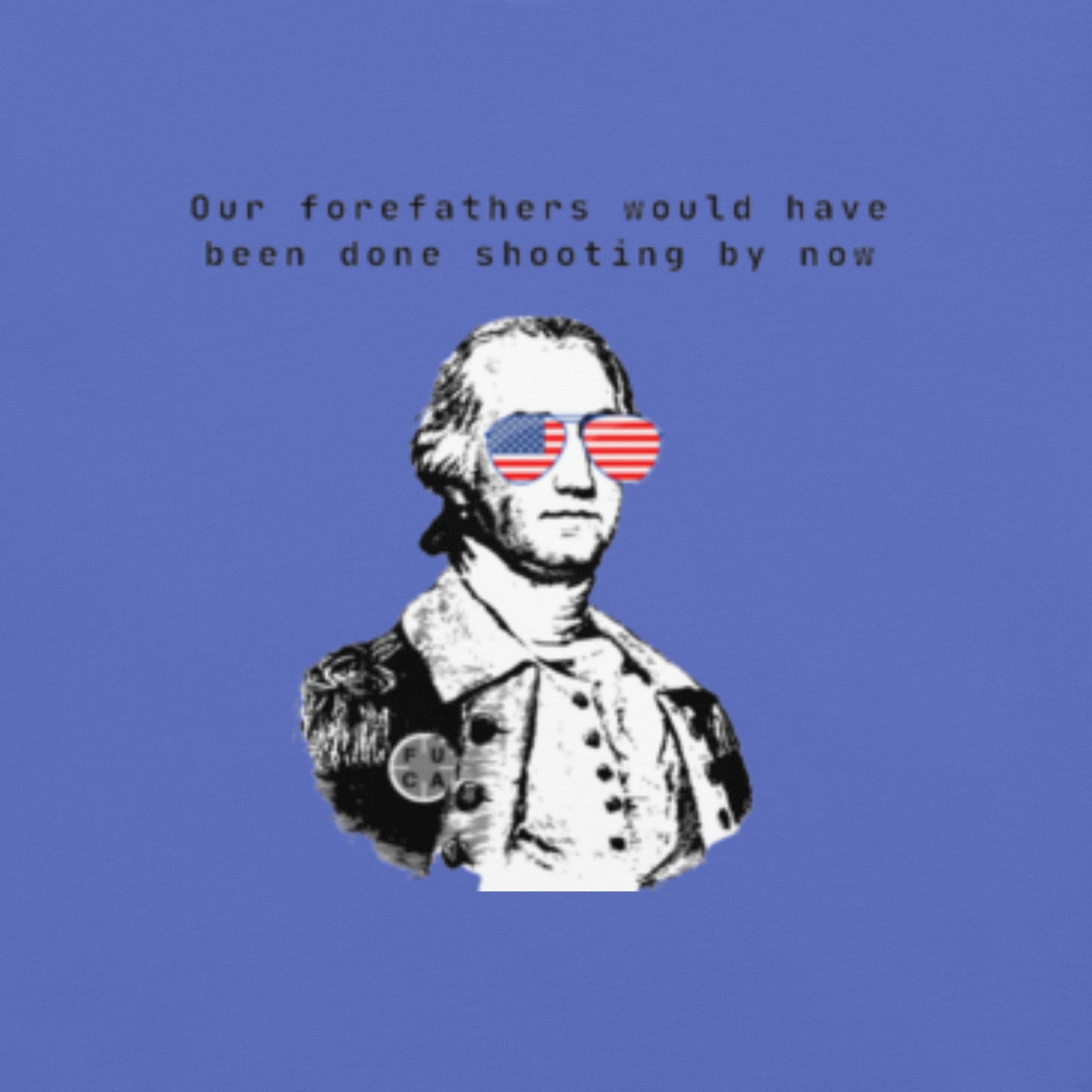 4th of July Forefathers heavyweight t-shirt
