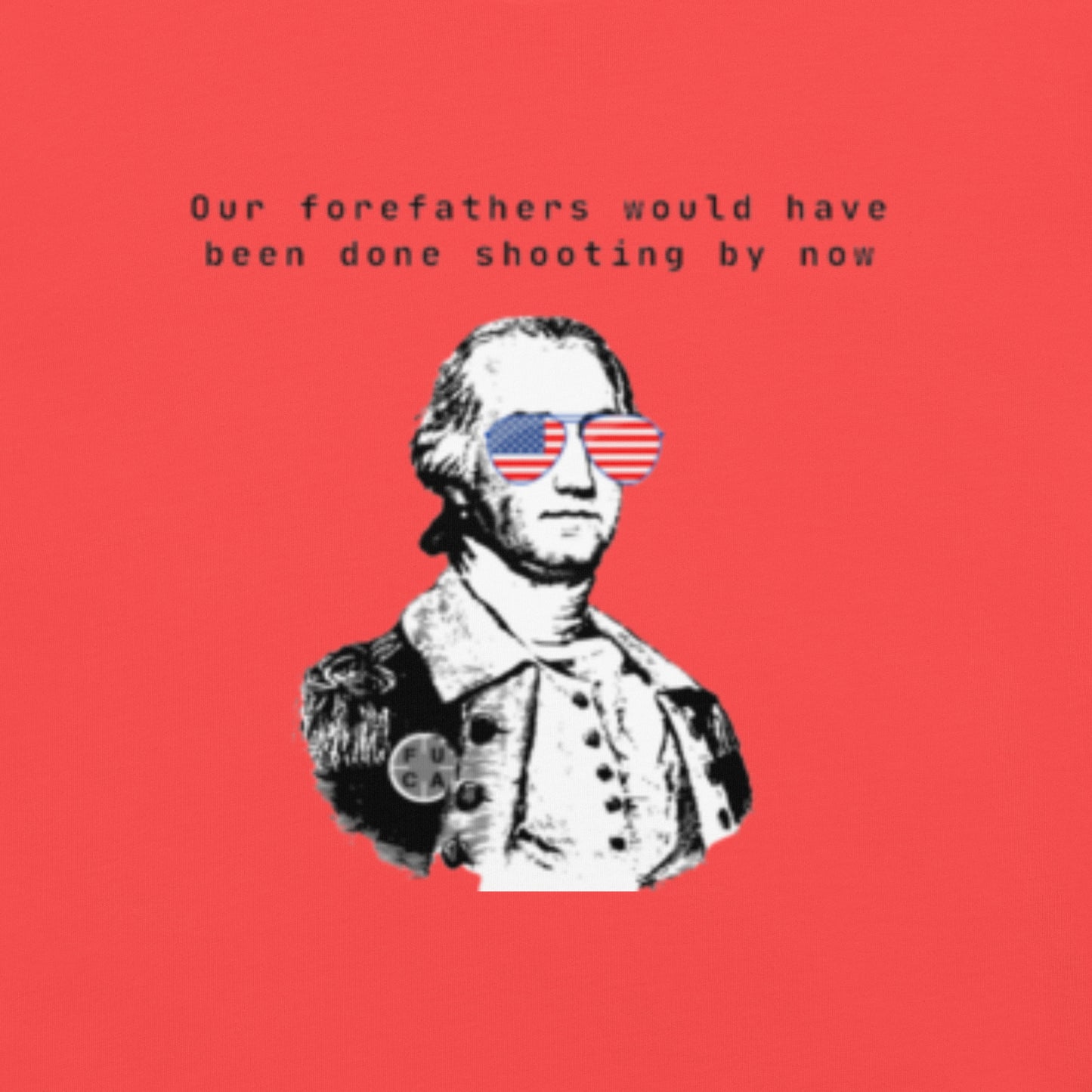4th of July Forefathers heavyweight t-shirt