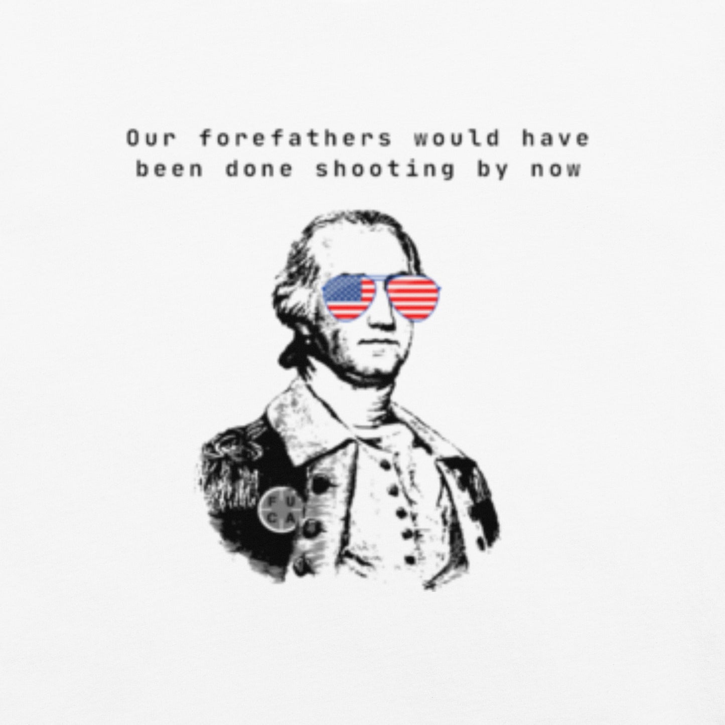 4th of July Forefathers heavyweight t-shirt