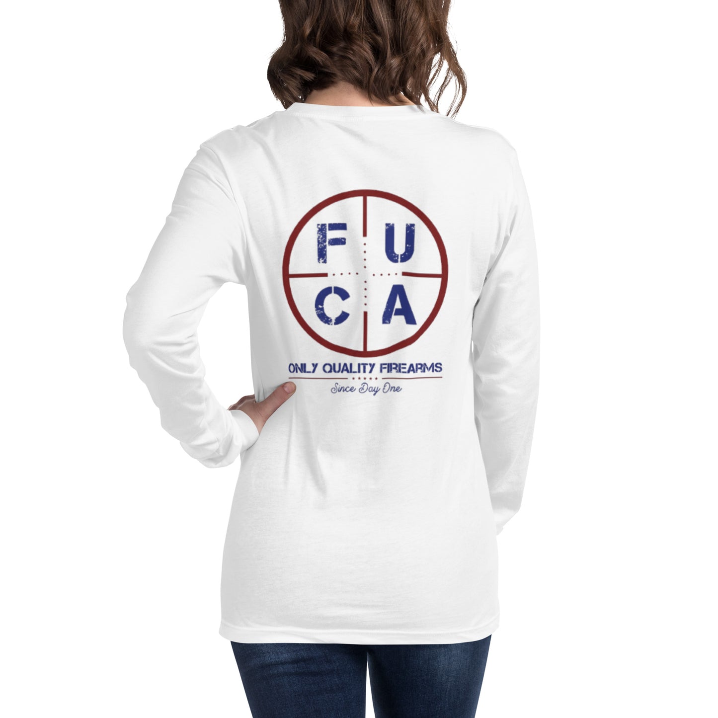 FUCA RedWhiteBlue Unisex Long Sleeve Tee
