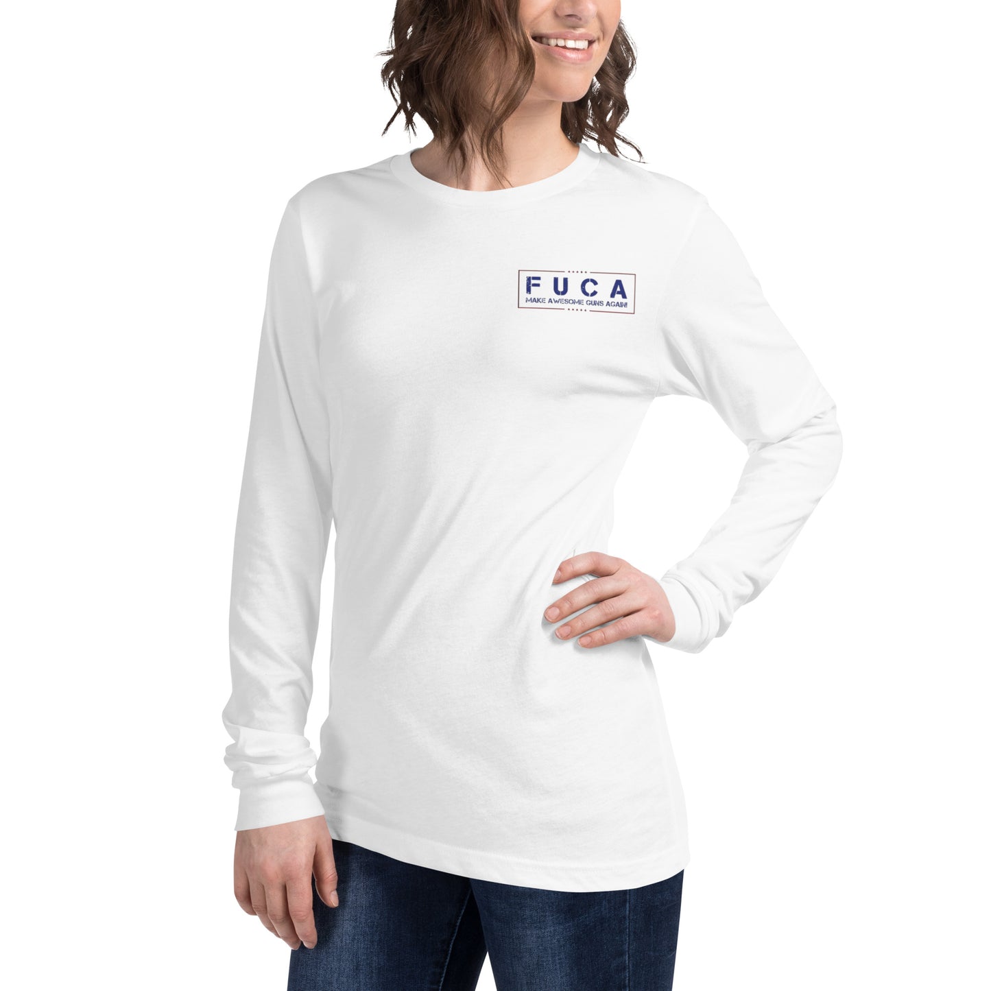 FUCA RedWhiteBlue Unisex Long Sleeve Tee