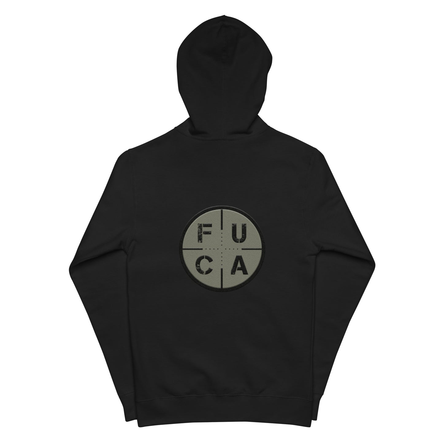 FUCAround Unisex fleece zip up hoodie