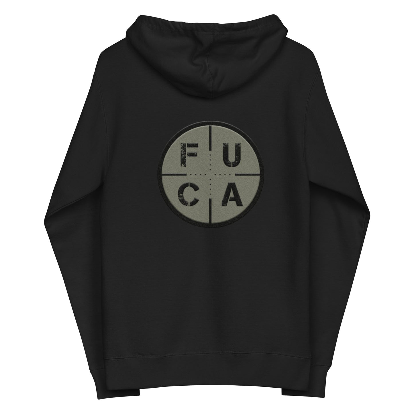 FUCAround Unisex fleece zip up hoodie