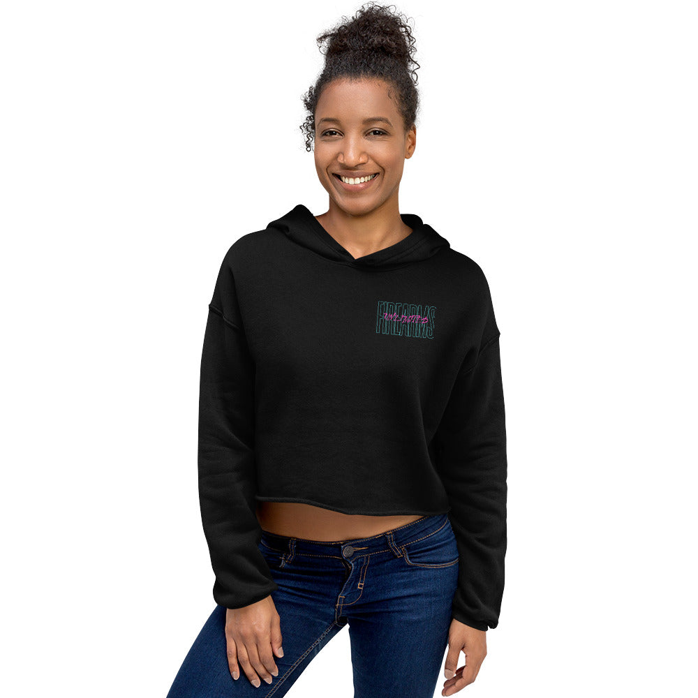 Retro Crop Hoodie