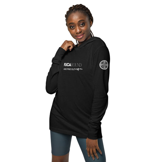 FUCAround hooded long-sleeve tee