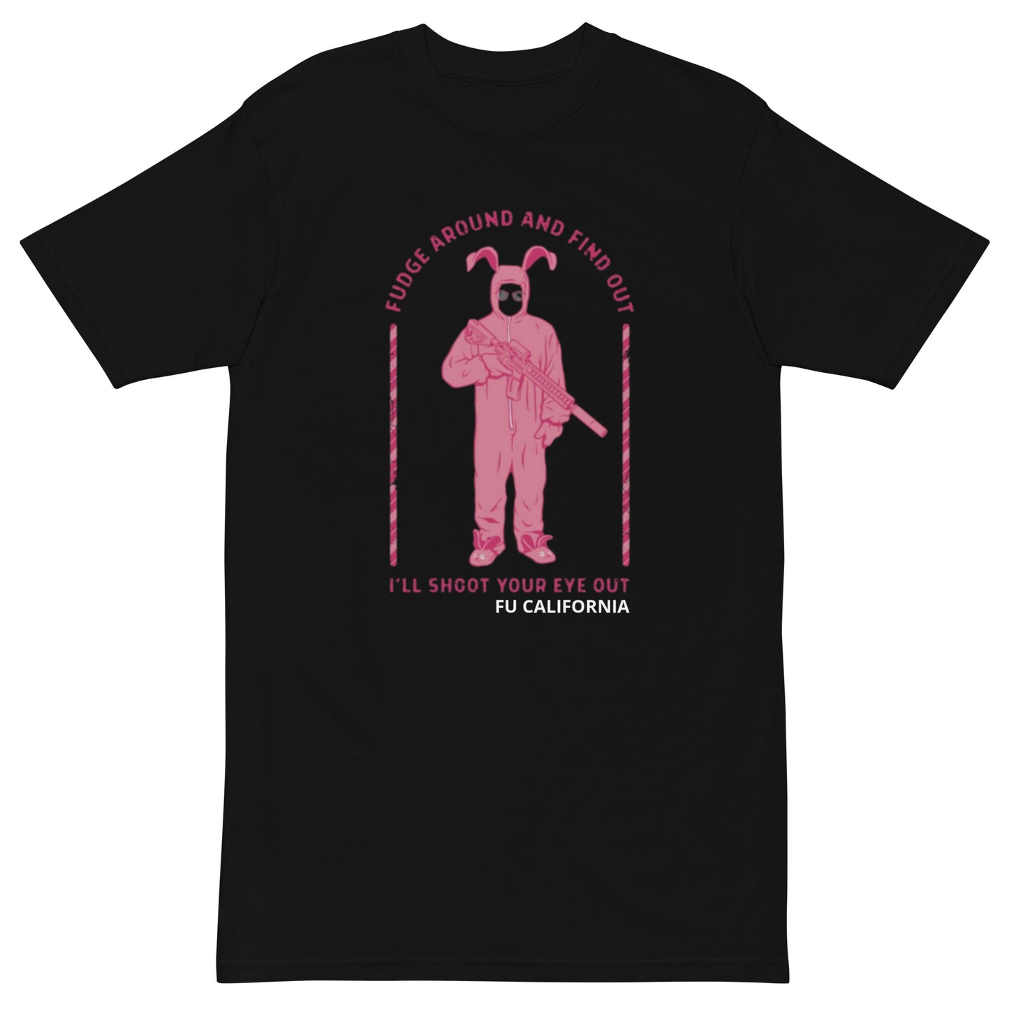 Shoot Your Eye Out Men’s premium heavyweight tee